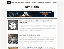 Tablet Screenshot of diyford.com